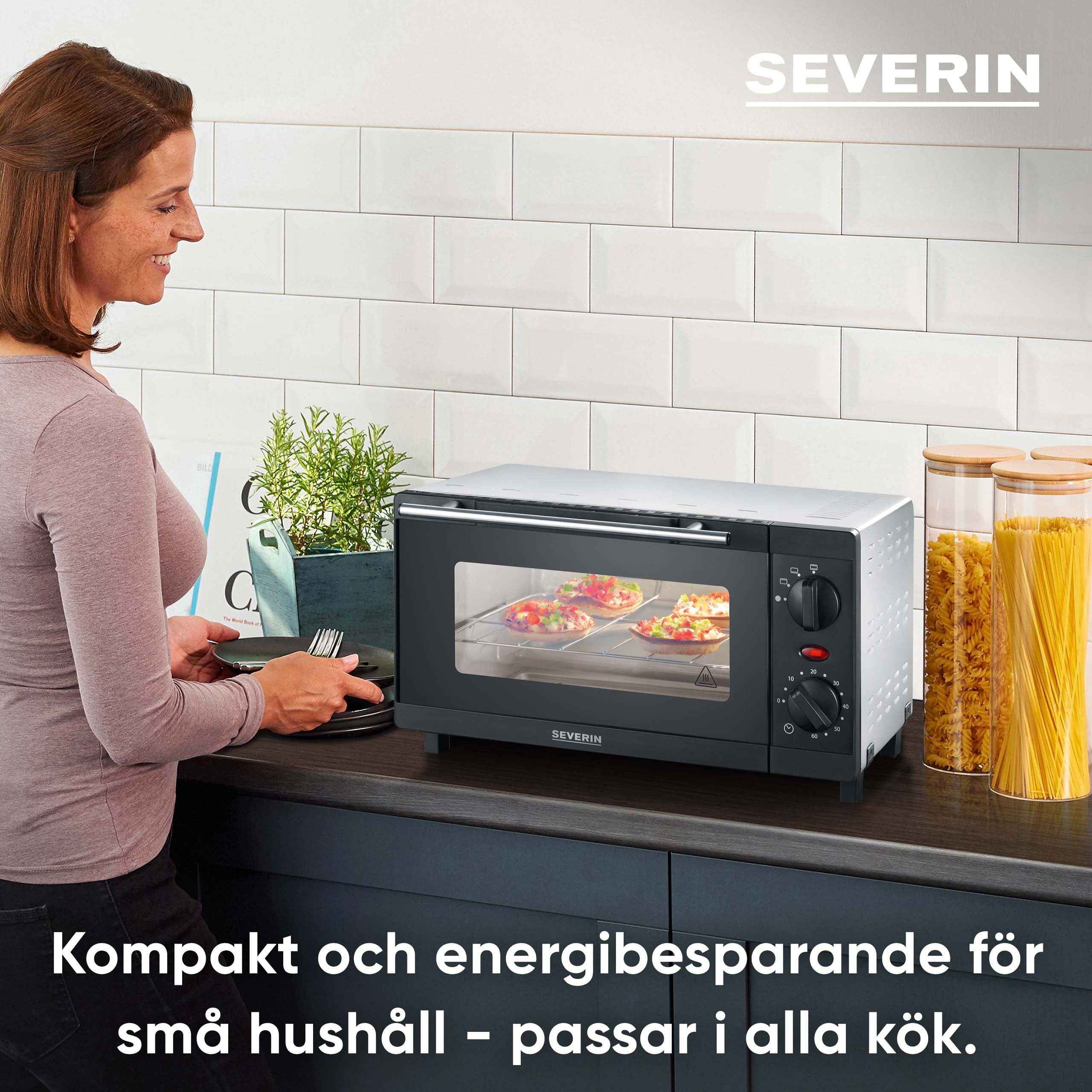 Severin TO 2052 Fornetto Elettrico 9 L Nero 800 W