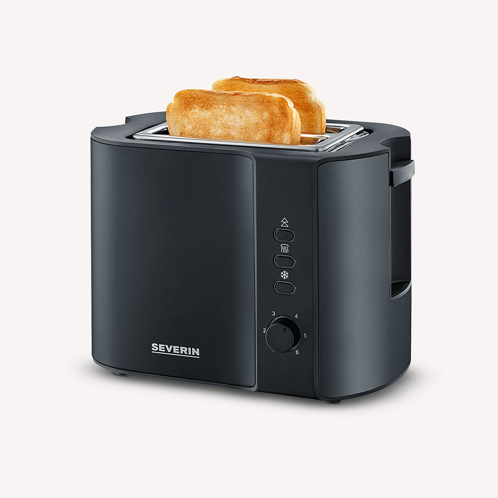 Severin 9552 tostapane 800 W nero opaco 2 fette
