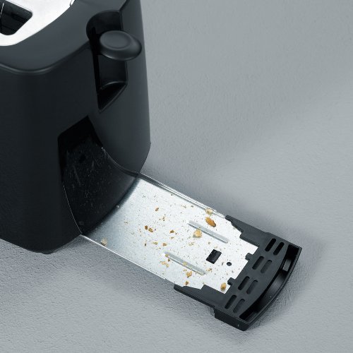 SEVERIN AT 2287 tostapane automatico 700W nero argento 2 fette