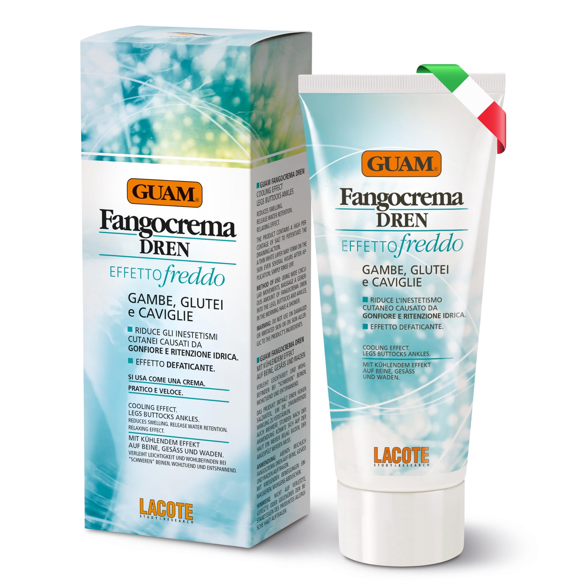 Guam Fangocrema Dren crema corpo 200 ml effetto freddo