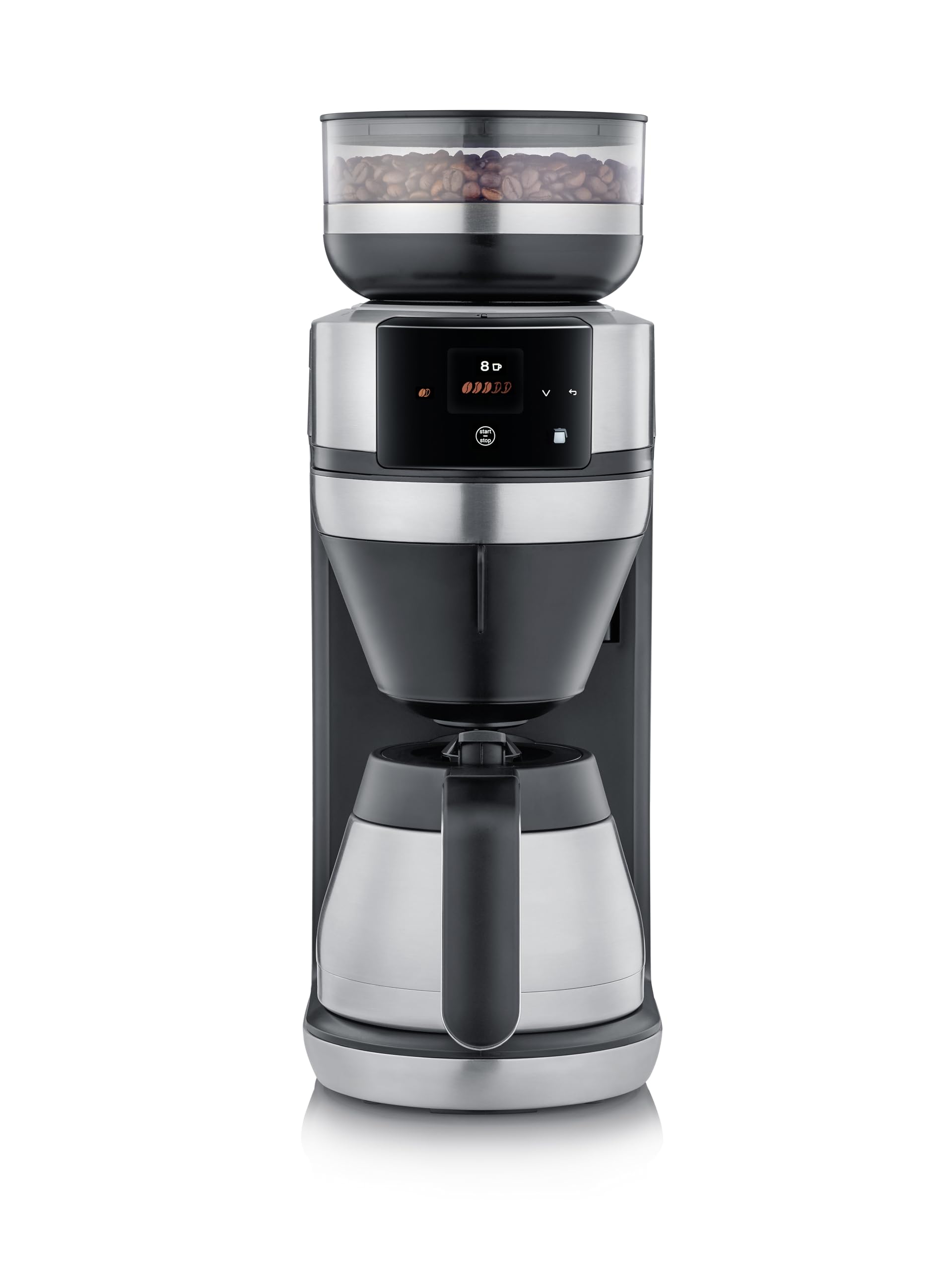 Severin Filka 4853 macchina caffè filtro nero termica