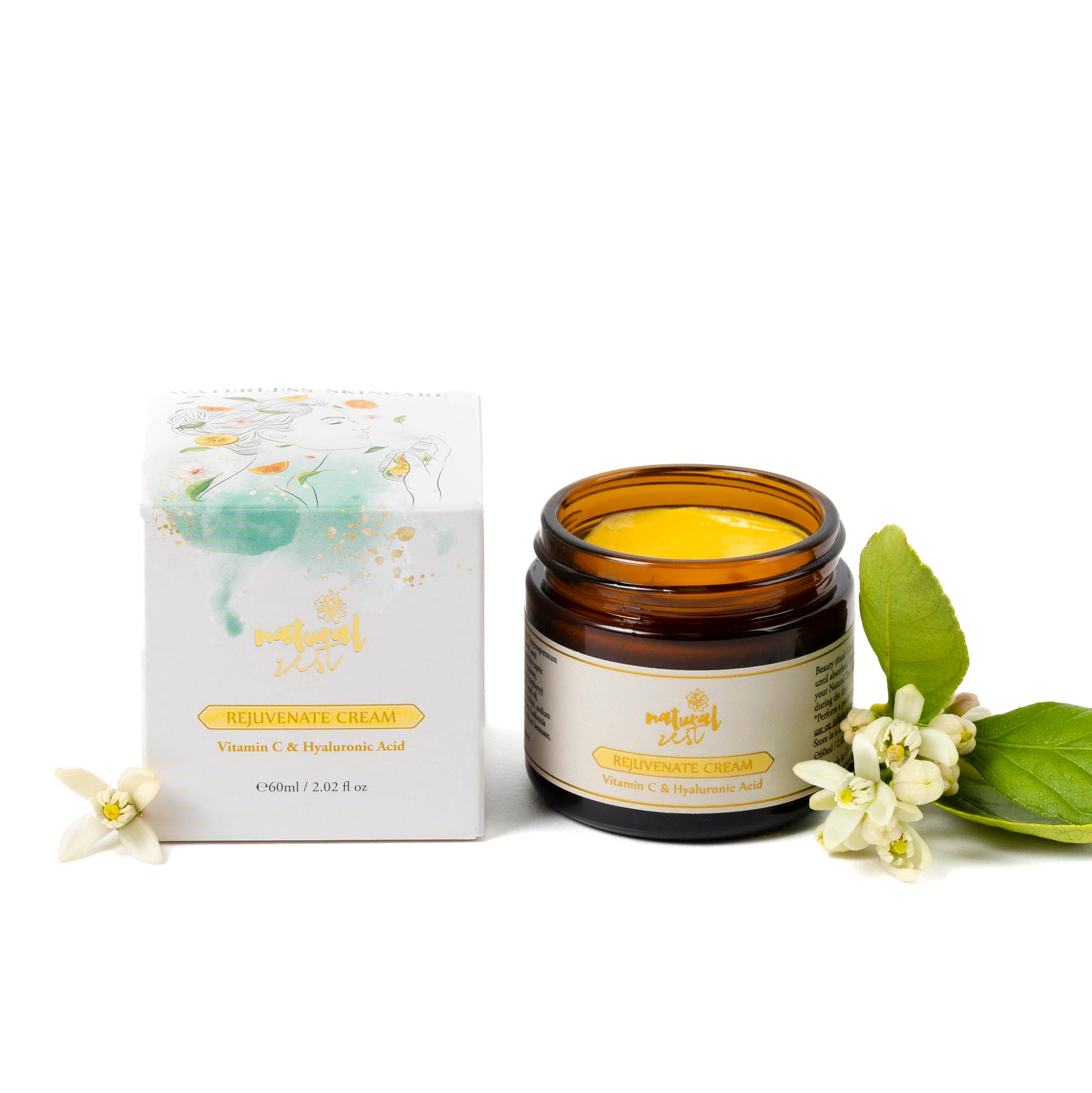 Natural Zest Rejuvenate Crema Viso Vitamina C 60g Illuminante