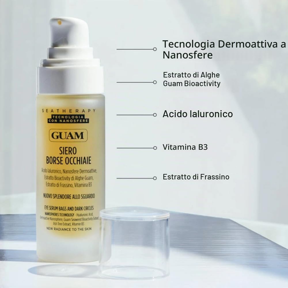 Guam Seatherapy siero borse occhiaie 30 ml senza profumo