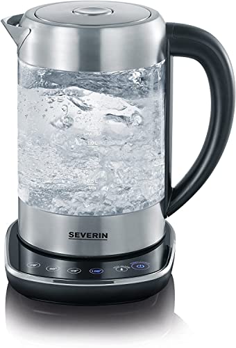 Severin WK 3471 bollitore vetro the 70-100° filtro acciaio