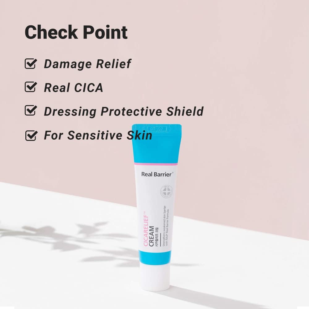 Real Barrier Cicarelief Cream viso 30 g cica lenitiva