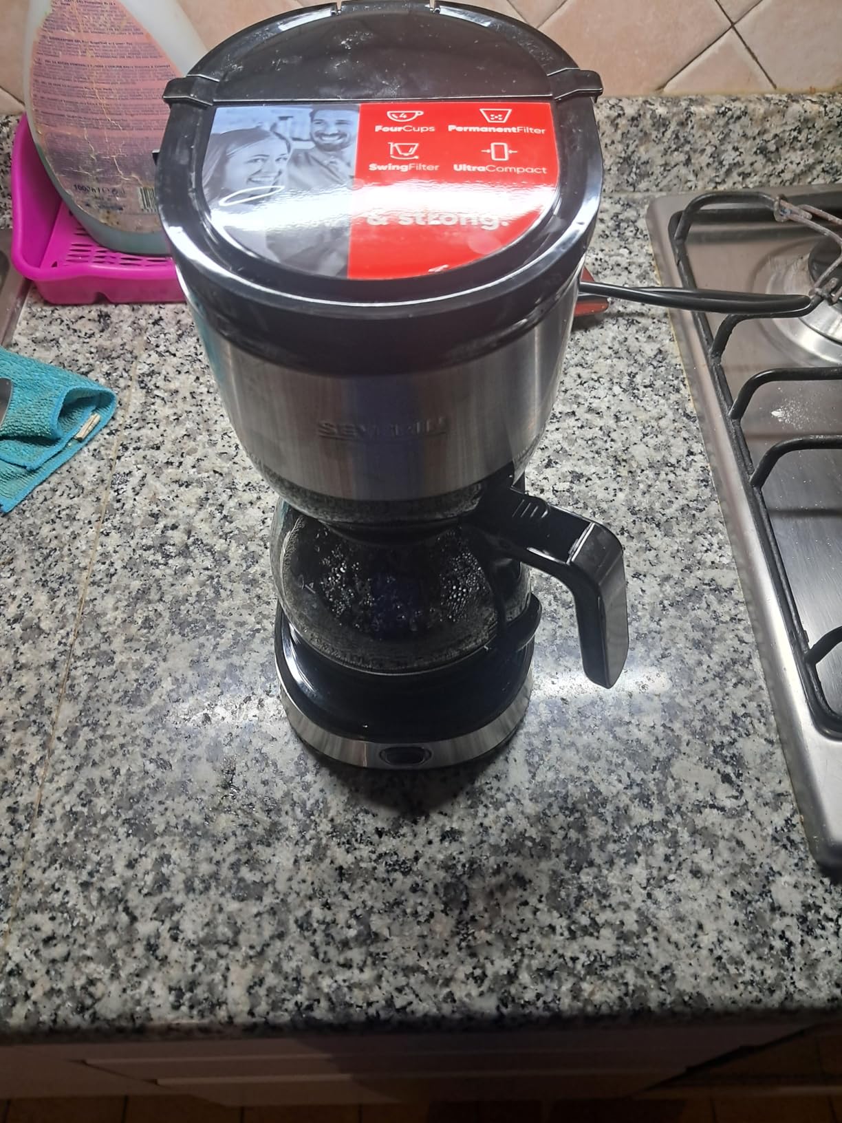 Severin Caffè e colazione KA 4808 macchina caffè americano 0,5 L inox
