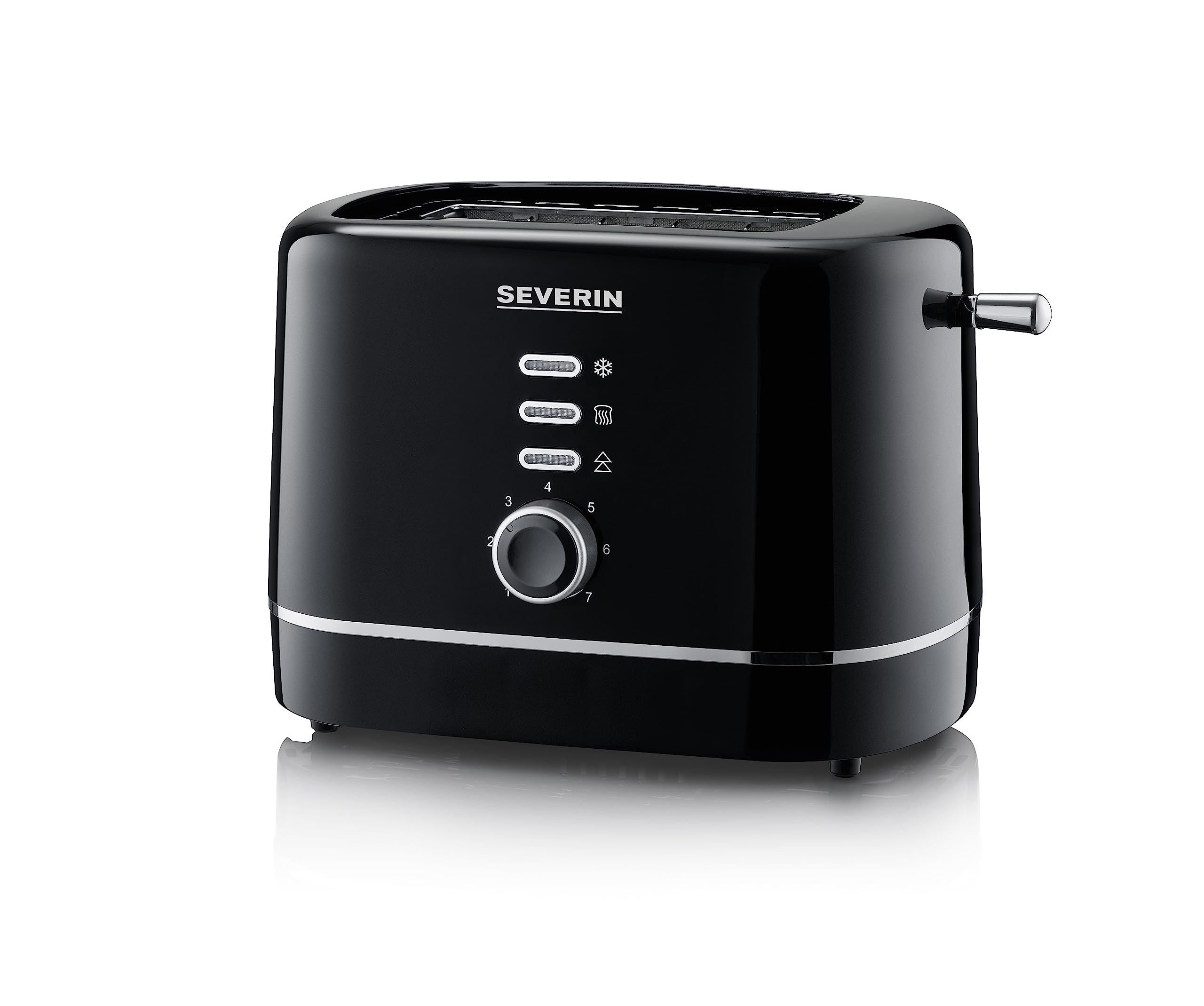 SEVERIN AT 2287 tostapane automatico 700W nero argento 2 fette