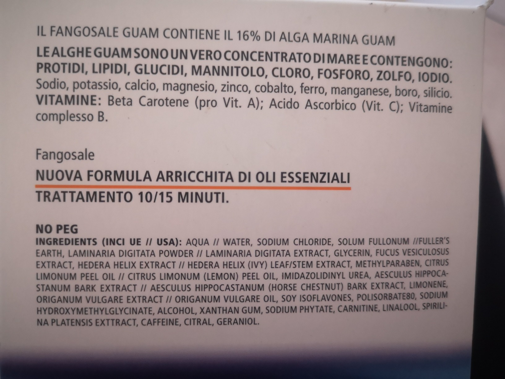 Guam Talasso fango corpo anticellulite sale 600 g