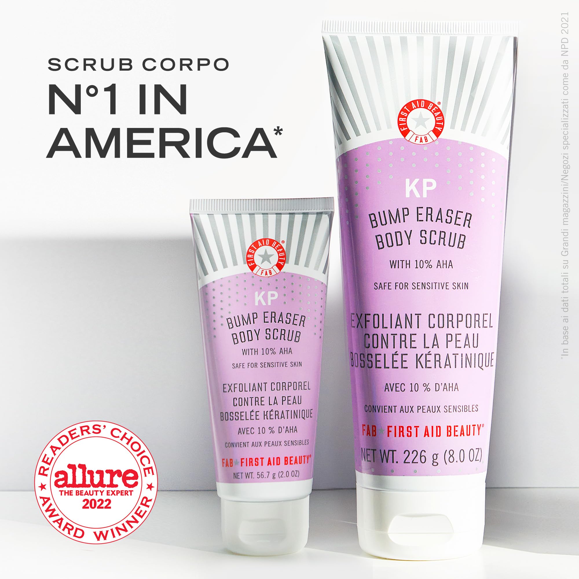 First Aid Beauty KP Bump Eraser Scrub Corpo 226g 10% AHA