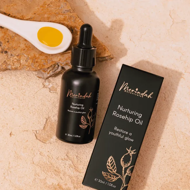 Merindah Botanicans Nurturing Rosehip Oil Olio Viso Bio
