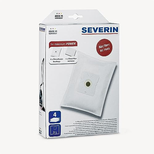 Severin SB 7218 sacchetti aspirapolvere 4 pezzi microfibra