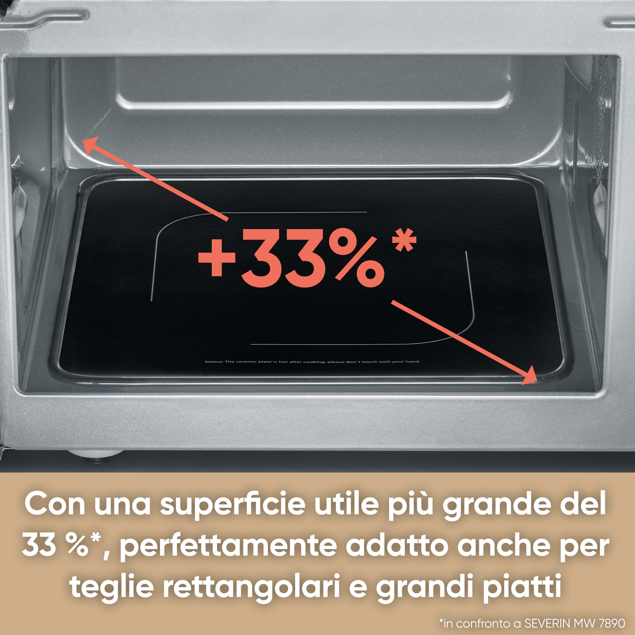 Severin MW 7761 Microonde 20 Litri Nero 800W
