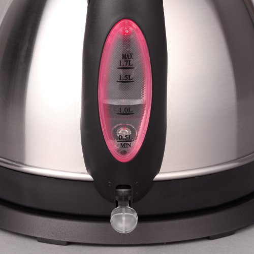 Severin WK 3322 Bollitore Acciaio Inox 1,7 L Nero