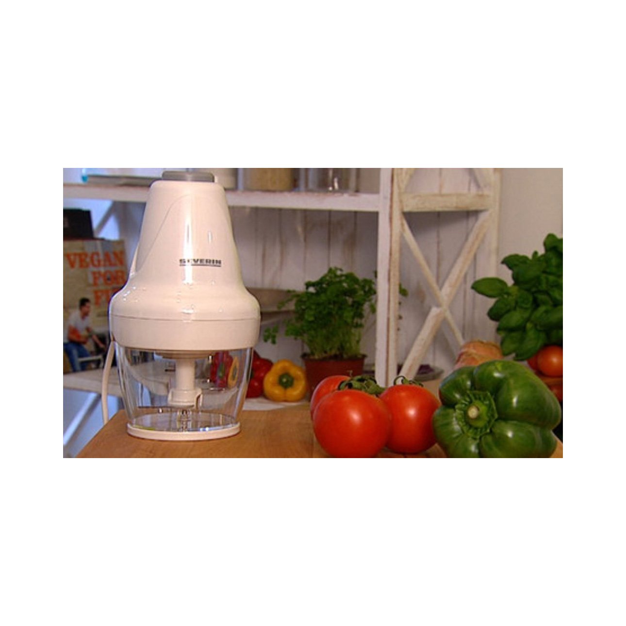 Severin UZ 3861 tritatutto 260W bianco 250 ml acciaio