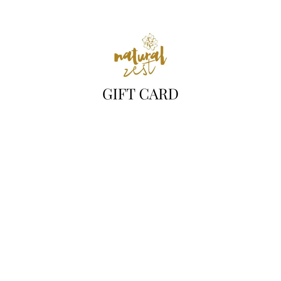 Natural Zest Gift Card buono regalo skincare 50 euro