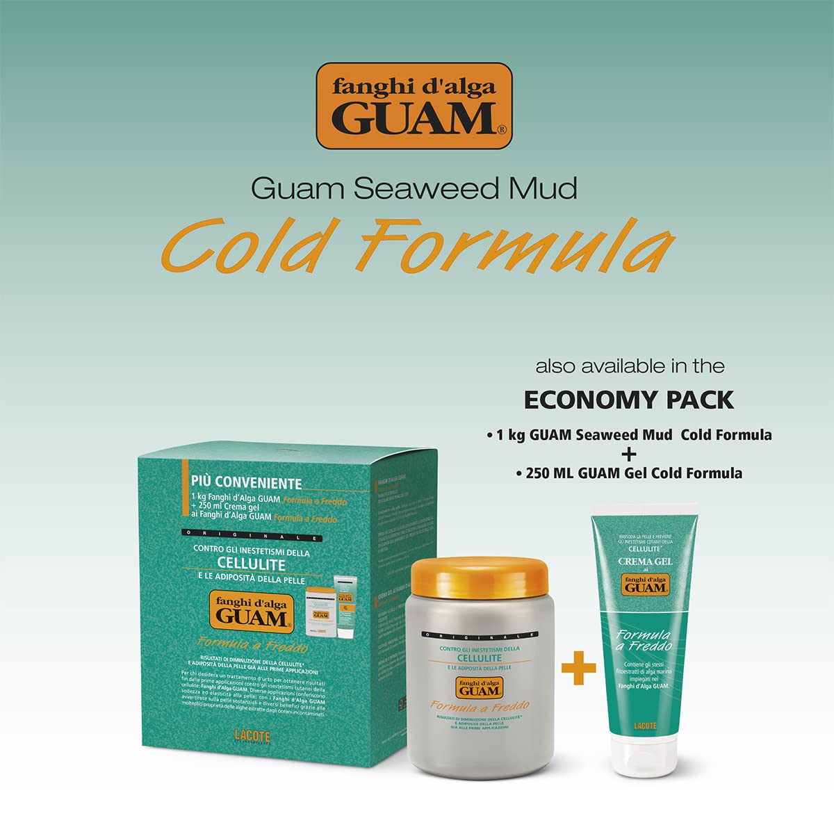 Guam Fanghi d'Alga Freddo 1kg + Crema Gel 250ml