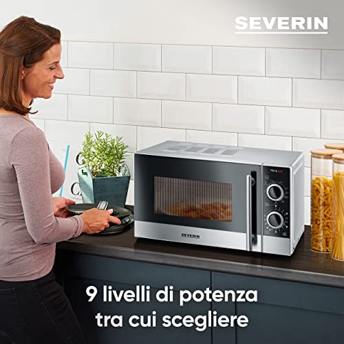 Severin MW 7874 forno microonde 20 L grill argento