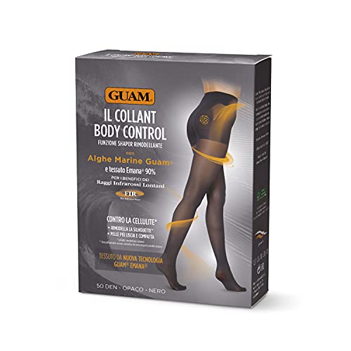Guam Fibramar Collant Body Control 50 Denari Nero 40-42