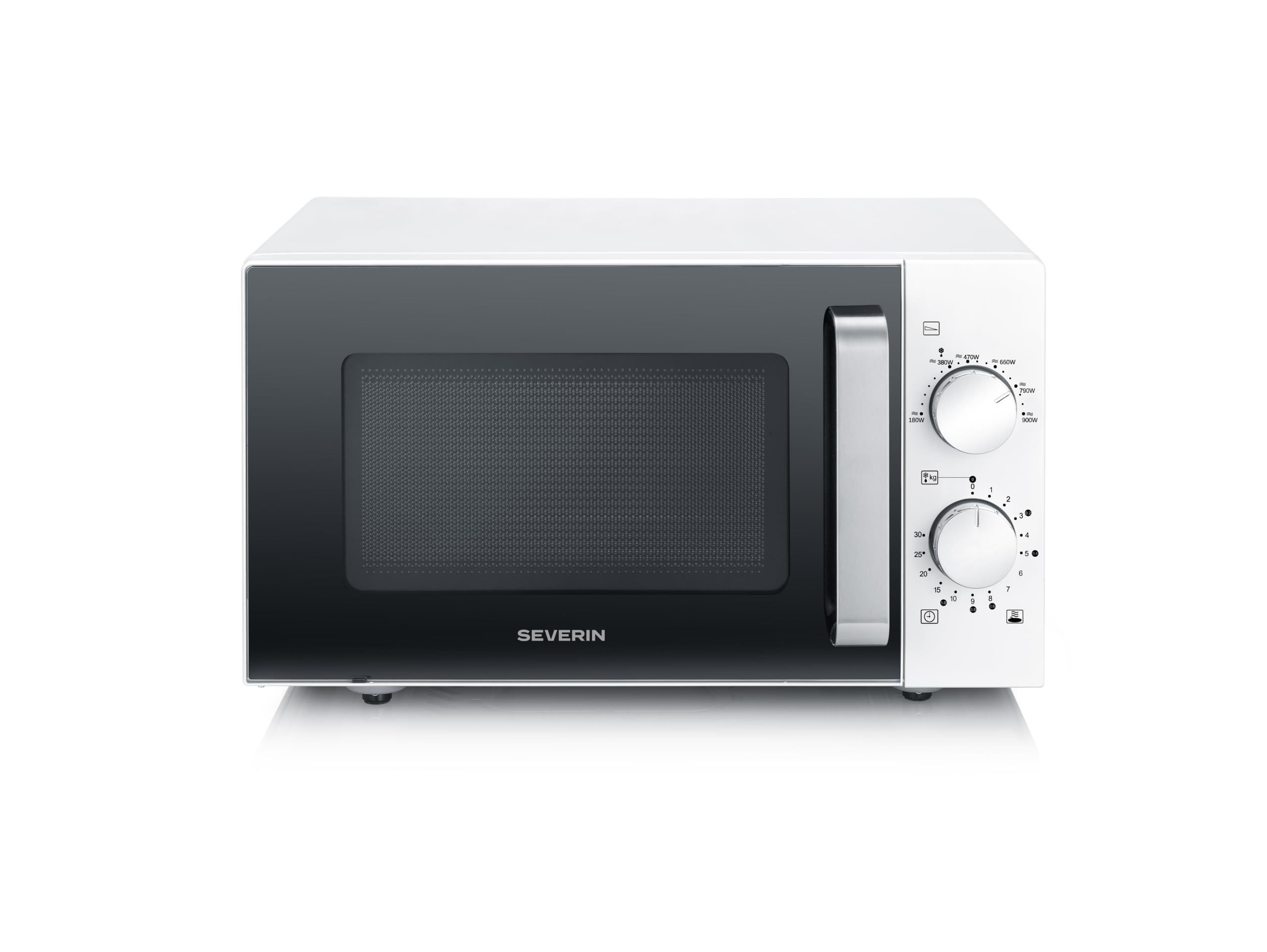Severin MW 9188 microonde solo 25 L bianco base piatta