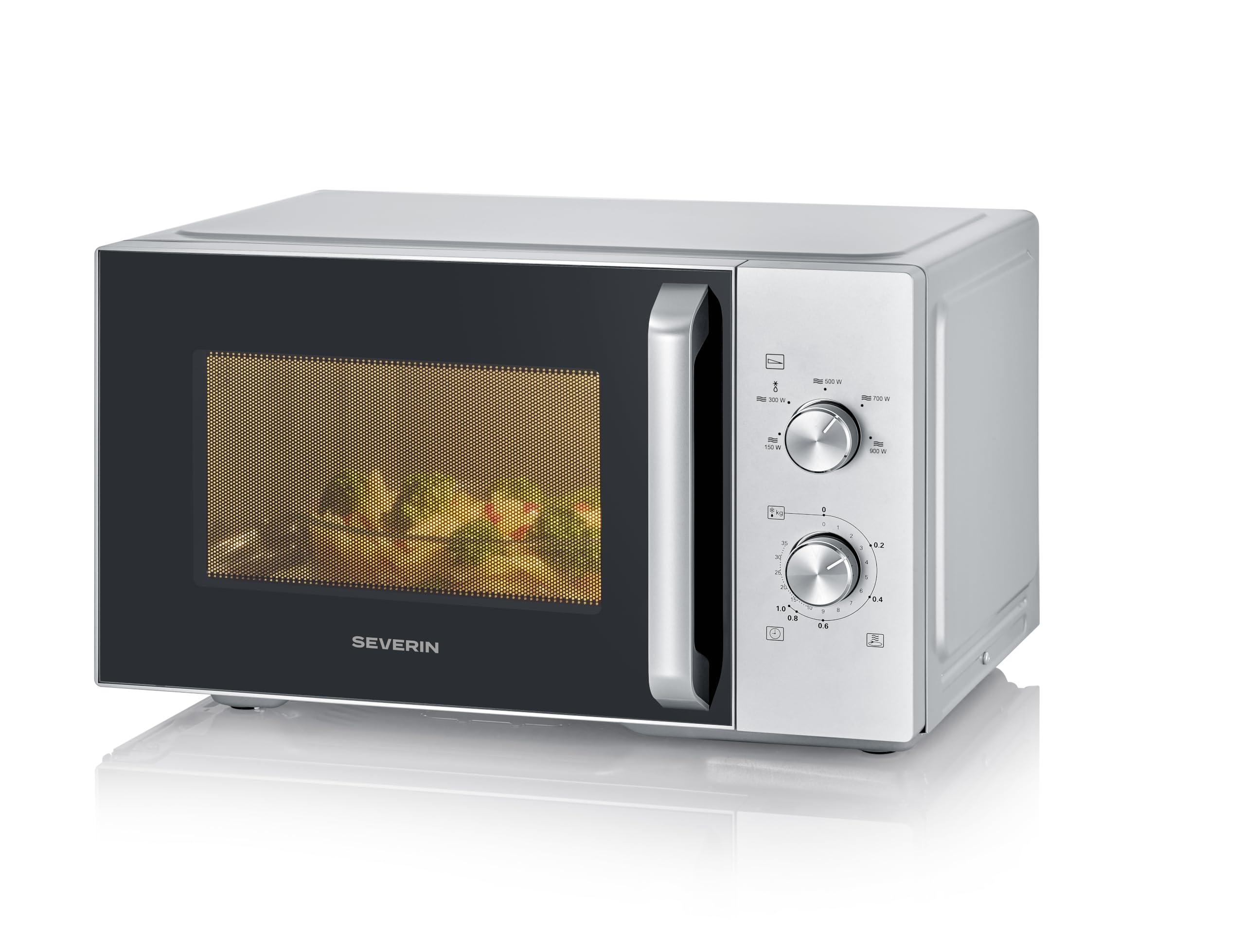 Severin MW 7797 Microonde Solo 28L Argento 900W
