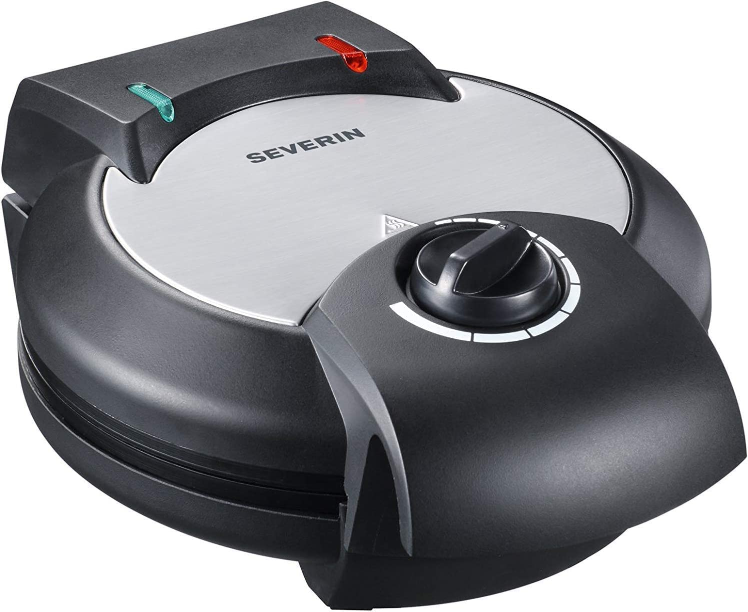Severin WA 2103 macchina waffle cuore nero-inox 1300W