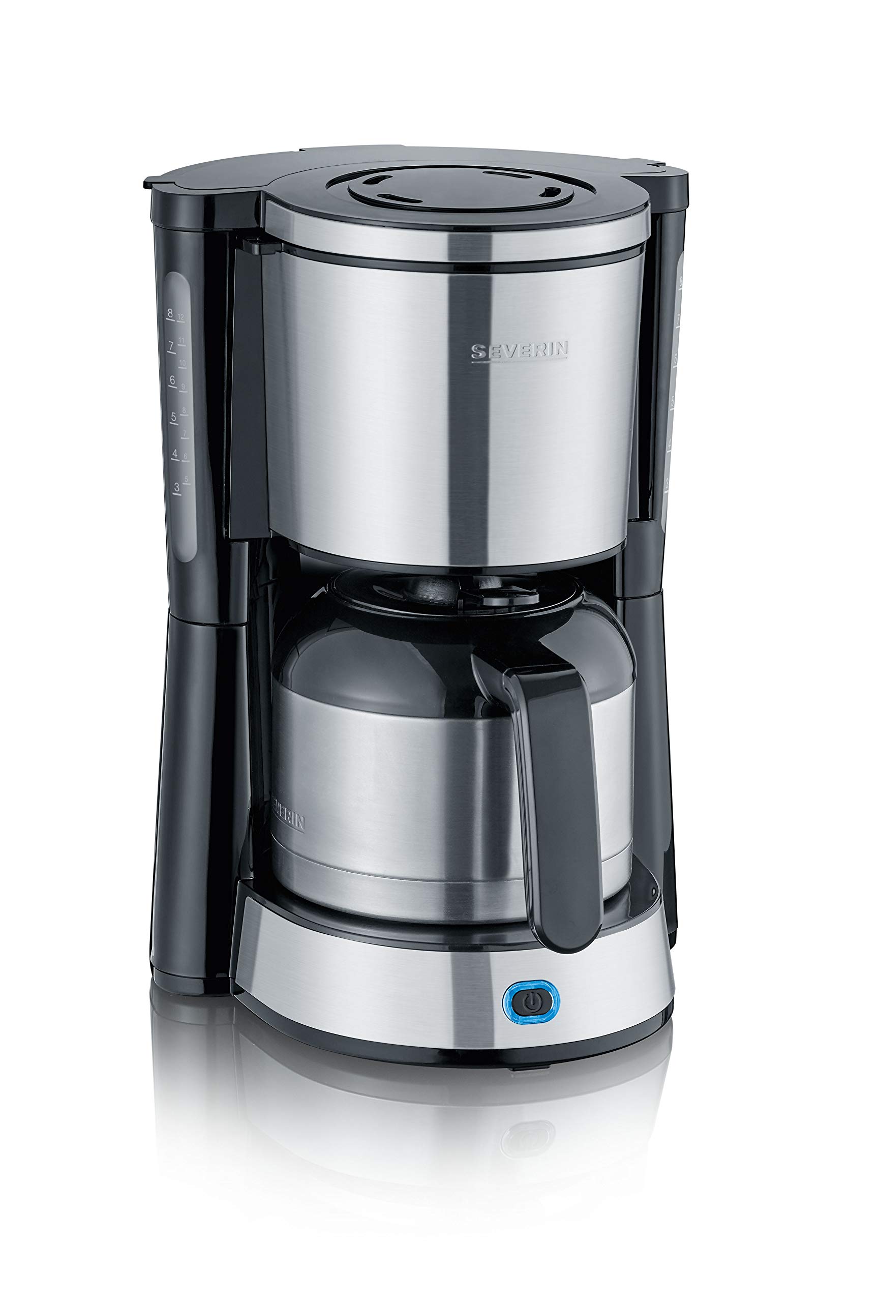 Severin KA 4847 Caffettiera Filtro 8 Tazze Thermos Inox
