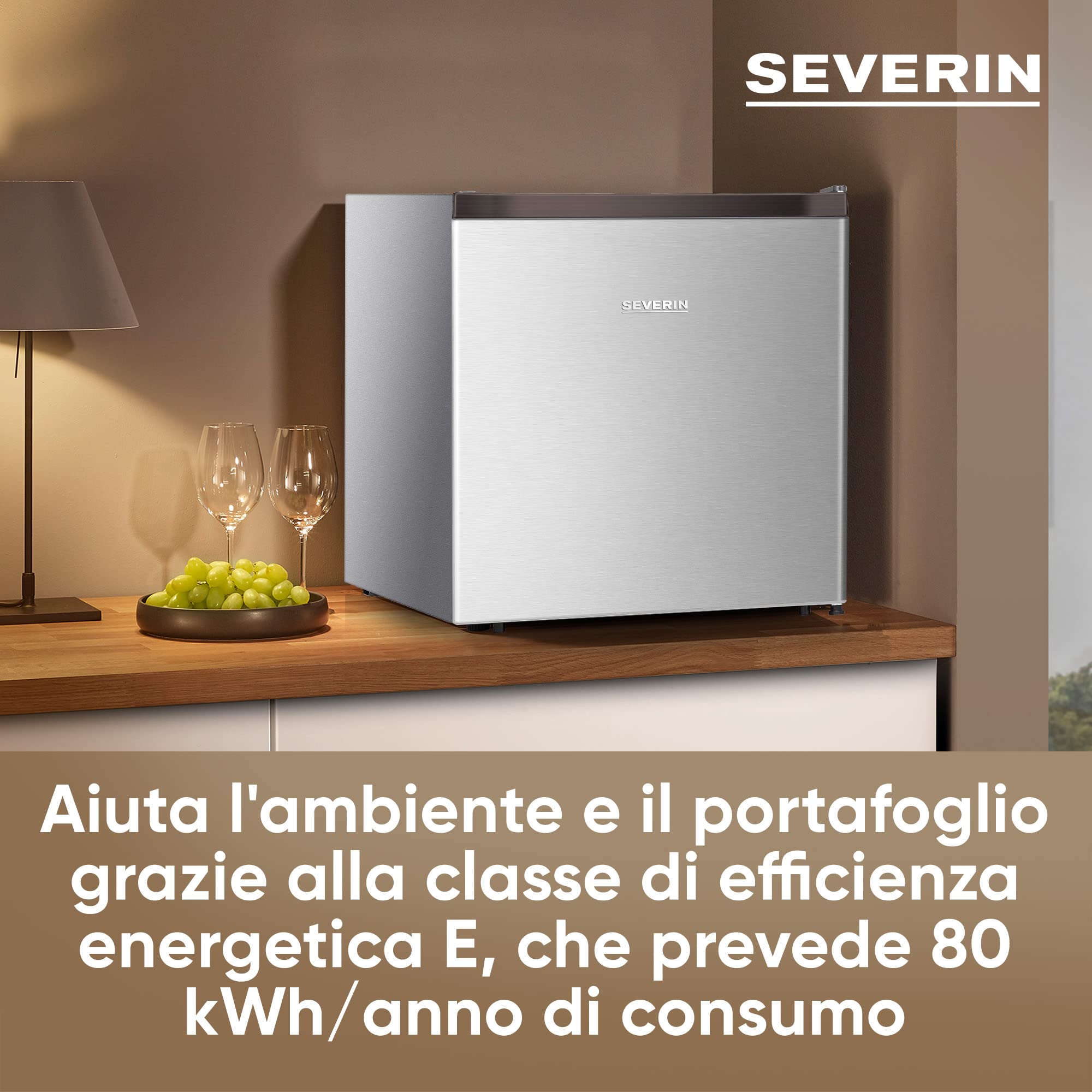 Severin KB 8878 Frigobox 45 Litri Inox Classe E