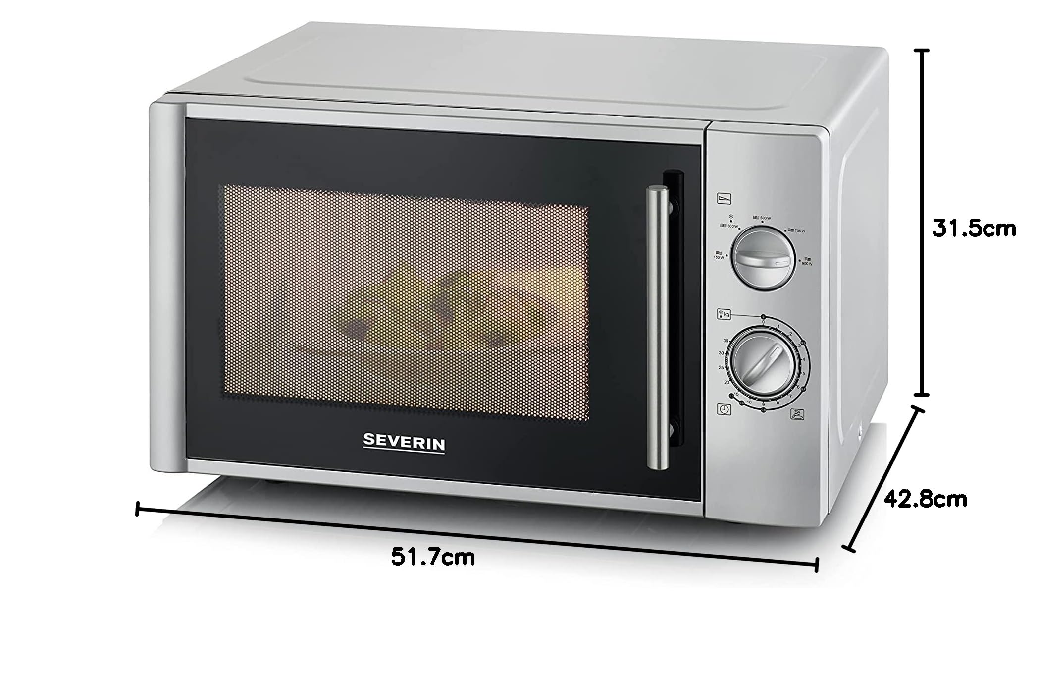 Severin MW 7772 Microonde Solo 28L 900W Bianco