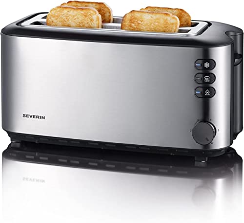 Severin AT 2509 Tostapane 4 Fette Acciaio Satinato 1400W