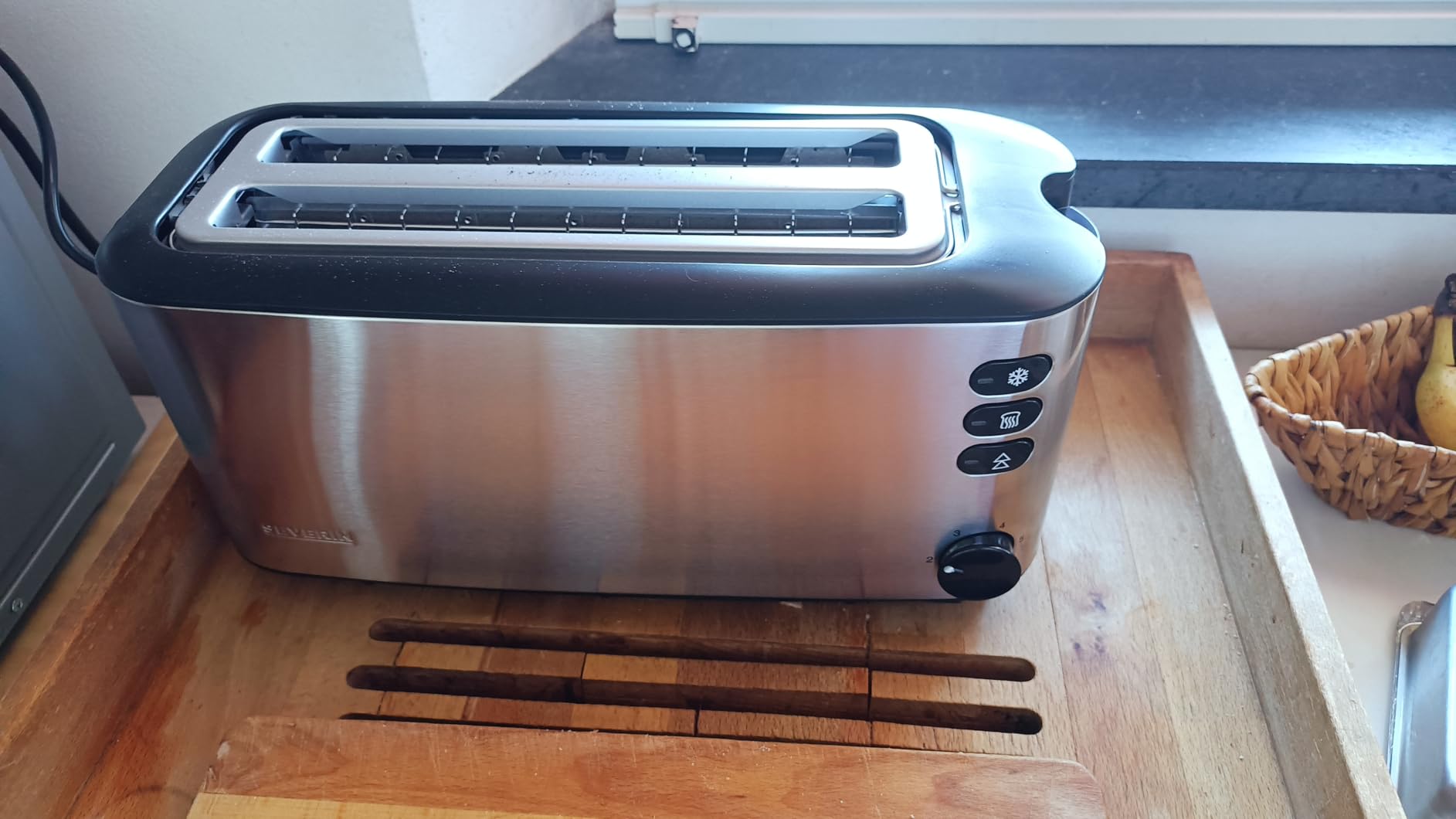 Severin AT 2509 Tostapane 4 Fette Acciaio Satinato 1400W