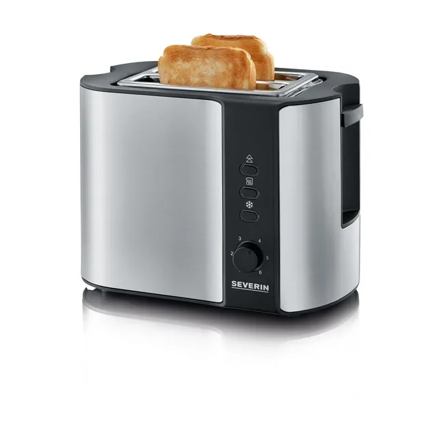 Severin AT 2589 Tostapane 800 W Argento Acciaio Inox