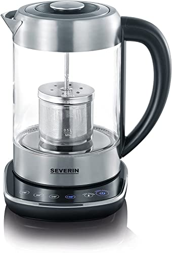 Severin WK 3471 bollitore vetro the 70-100° filtro acciaio