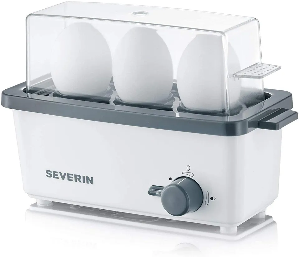 Severin EK 3161 cuociuova elettrico 3 uova bianco