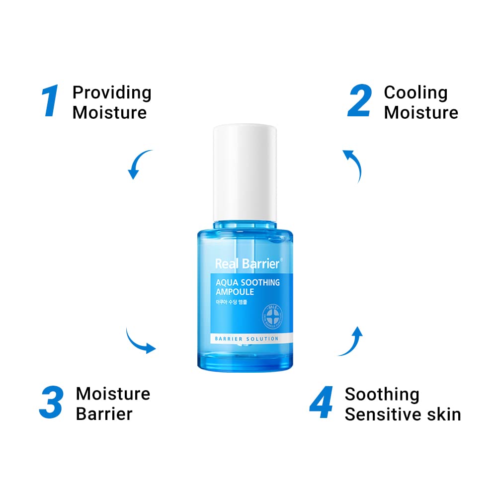 Real Barrier Aqua Soothing ampolla viso 30 ml