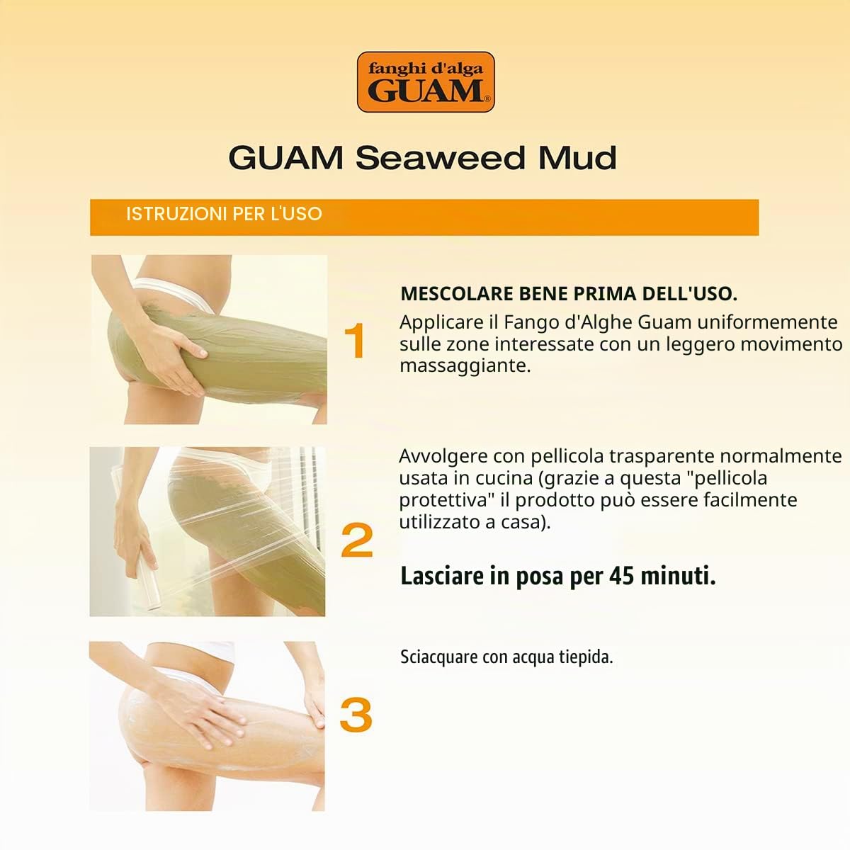 Guam Fanghi d'Alga Pelli Sensibili Anticellulite Corpo