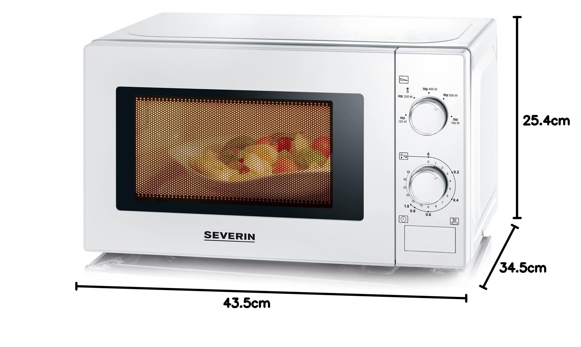 Severin MW 7890 forno microonde bianco 20L 700W