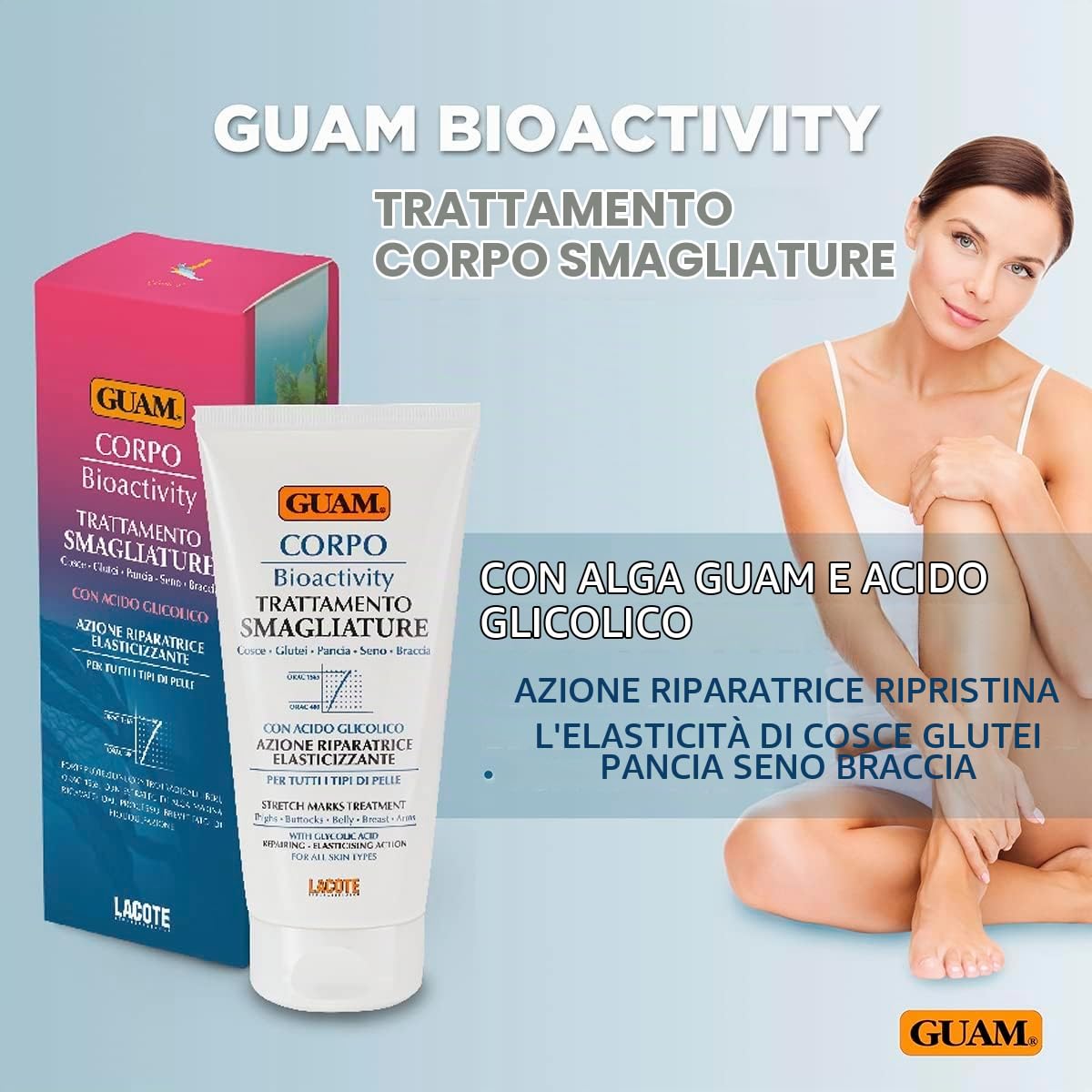 Guam Bioactivity Crema Corpo smagliature 150 ml glicolico