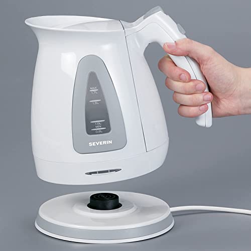 Severin WK 3312 bollitore elettrico 1,7 L bianco-grigio 3000W