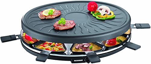 Severin RG 2681 raclette grill 8 persone 1100W nero