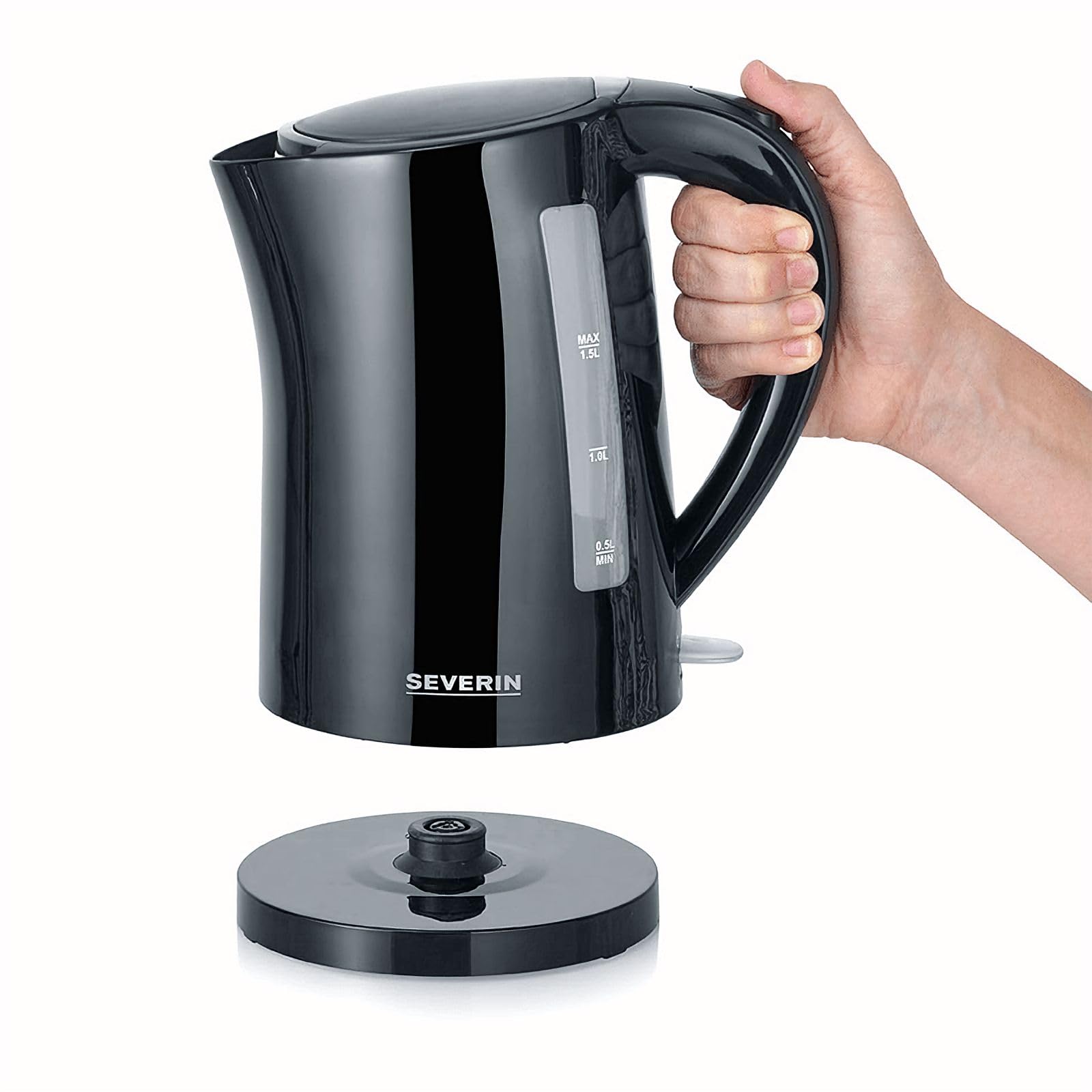 Severin WK 3498 Bollitore Elettrico Nero 1,5 L 2200 W