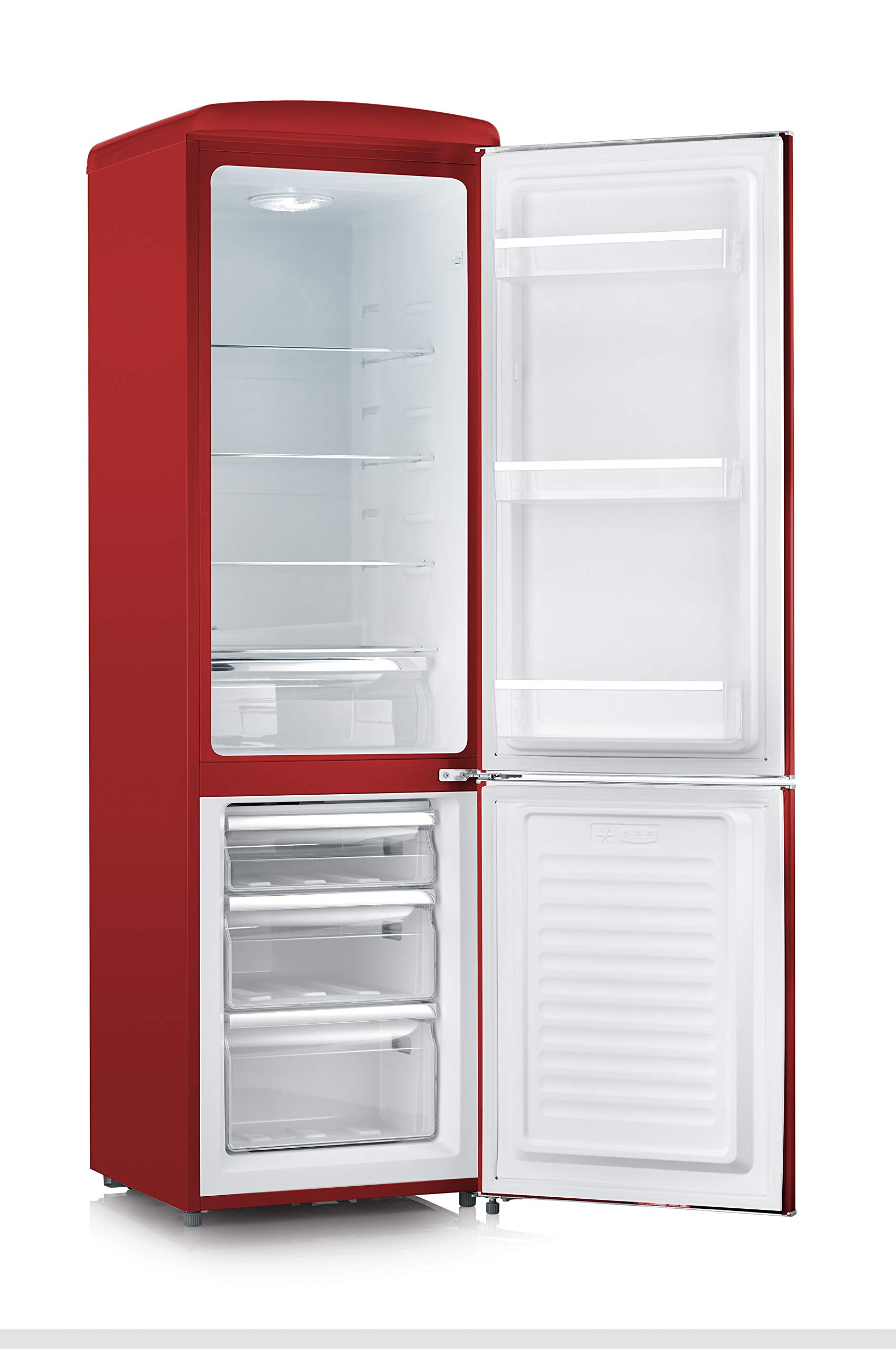 Severin RKG 8917 frigorifero combinato rosso 244 L retrò