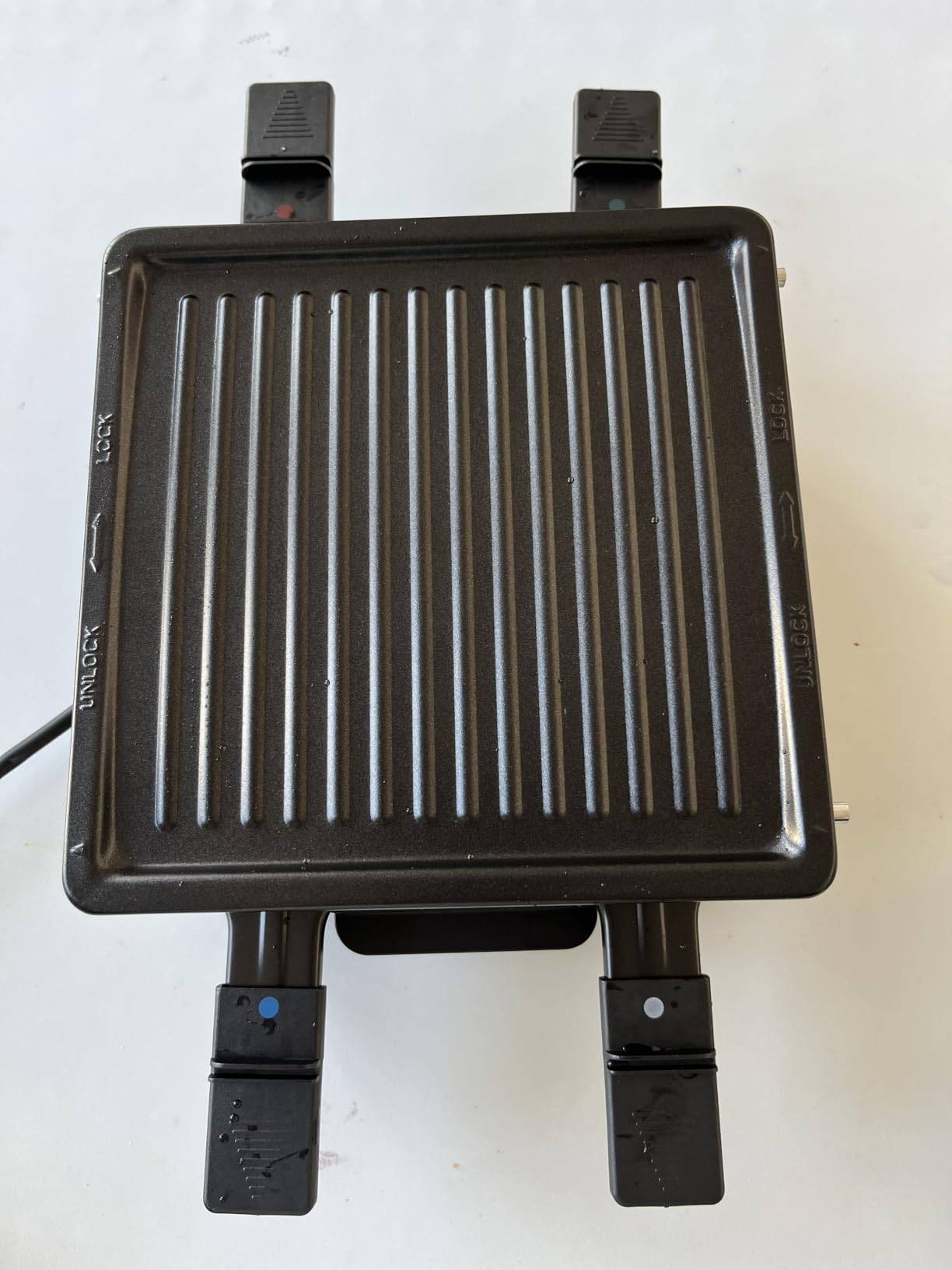 Severin Cibo divertente RG 2370 raclette grill 4 padelline 600W nero
