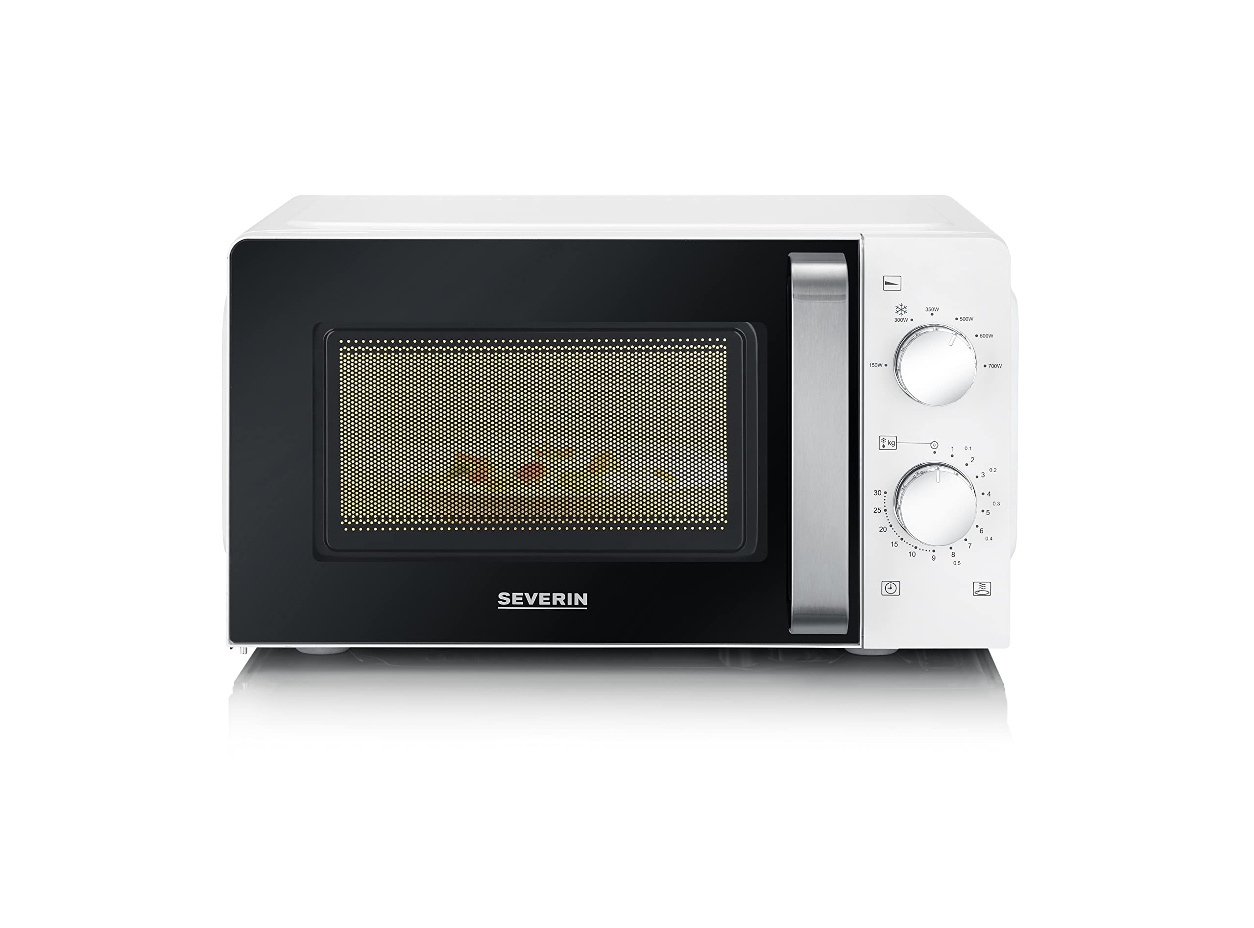 Severin MW 7885 Microonde Analogico Bianco-Nero