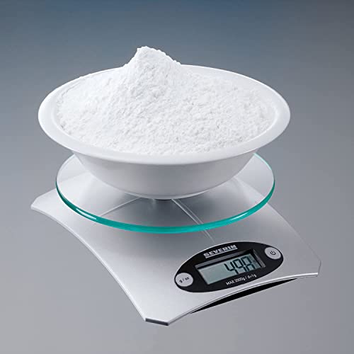 Severin KW 3667 Bilancia Cucina Elettronica 5 Kg Argento