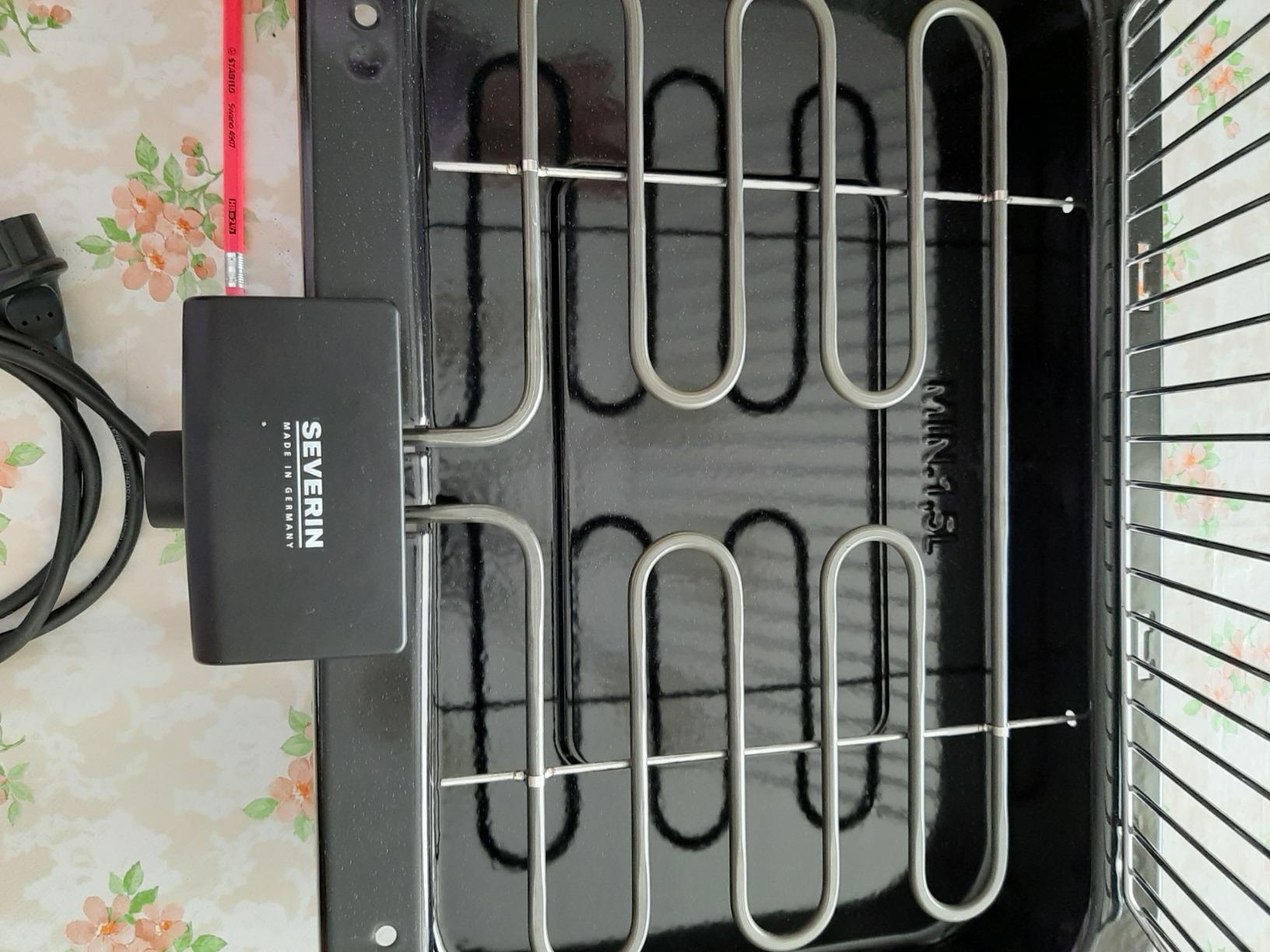 Severin PG 2790 barbecue elettrico nero 2500W termostato
