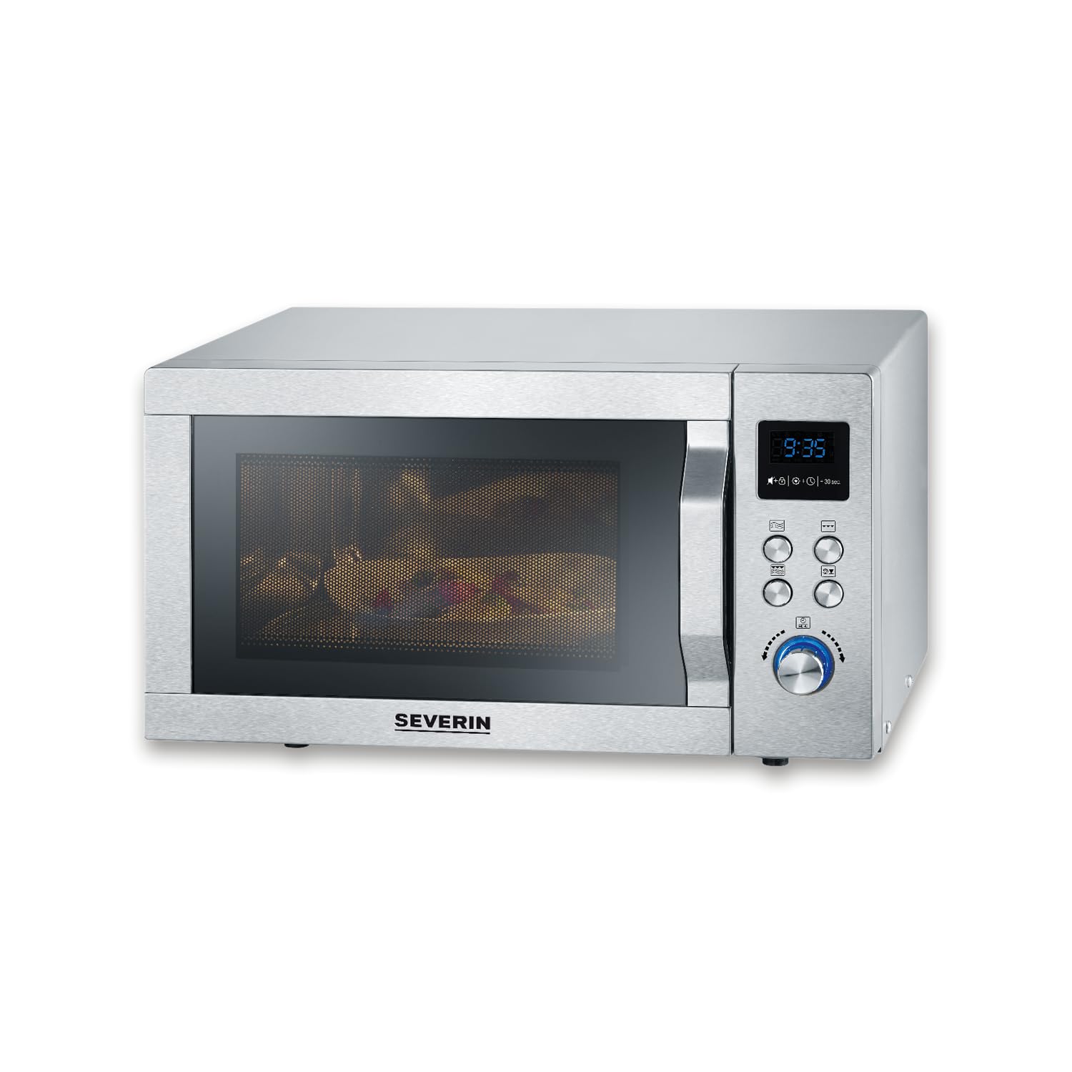 Severin MW 7751 microonde grill 800W acciaio Be-Silent