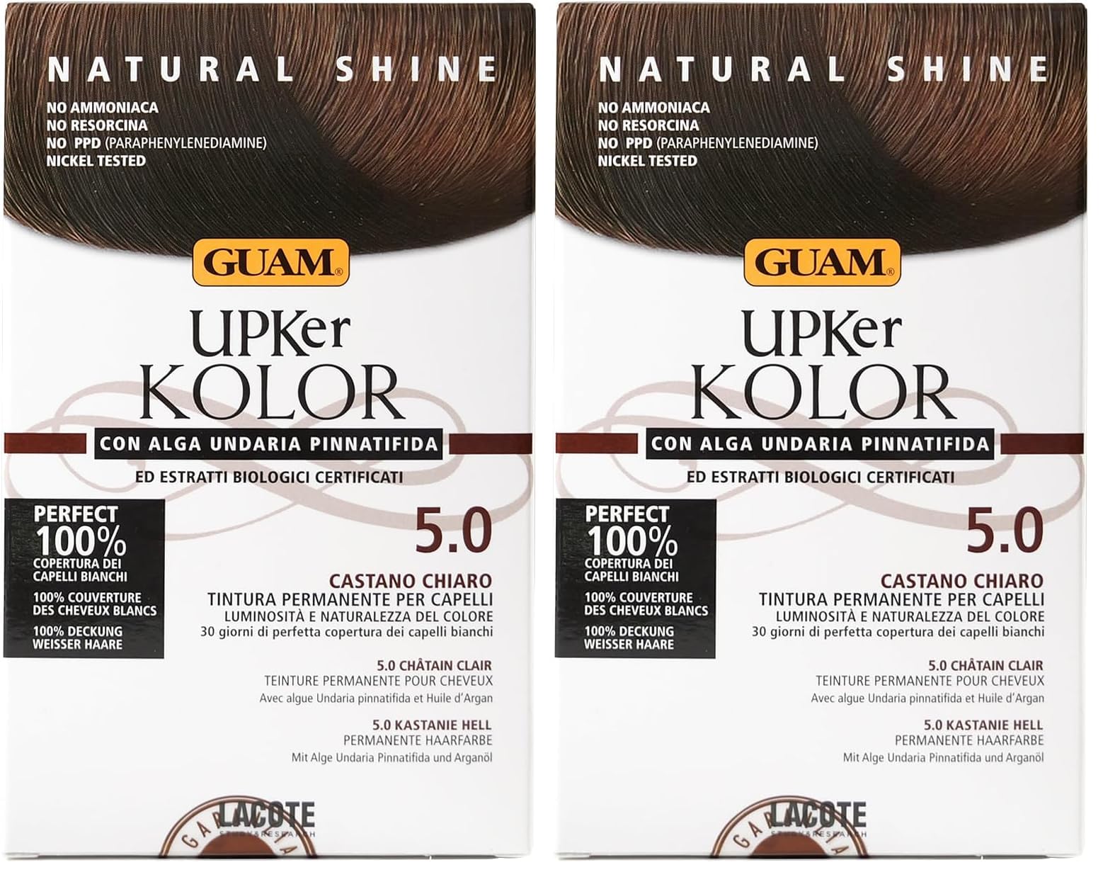 Guam Upker Kolor Tinta Capelli 5.0 Castano Chiaro
