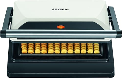 Severin WA 2114 Piastra Waffle Patatine 800 W Beige