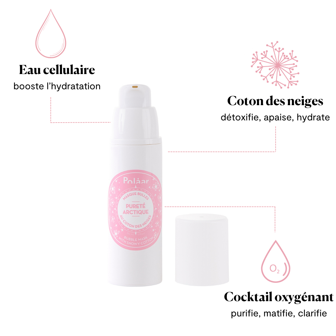 Polaar Pureté Arctique Masque Bulles viso 30 ml purificante