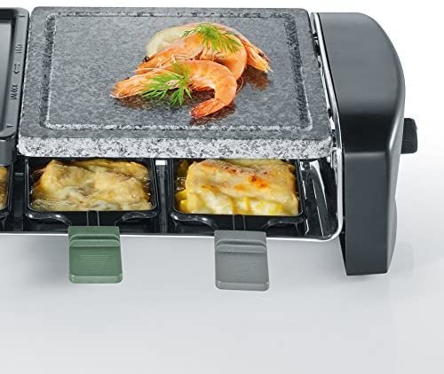 Severin RG 9645 Raclette Grill 8 Persone 1400 W Pietra